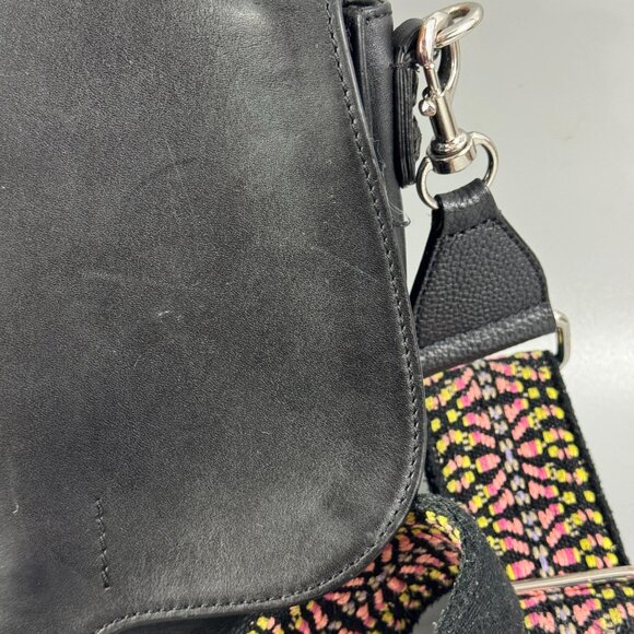 Rebecca Minkoff Black Leather Crossbody Bag - Picture 3 of 15
